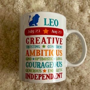 Zodiac sign LEO ceramic mug